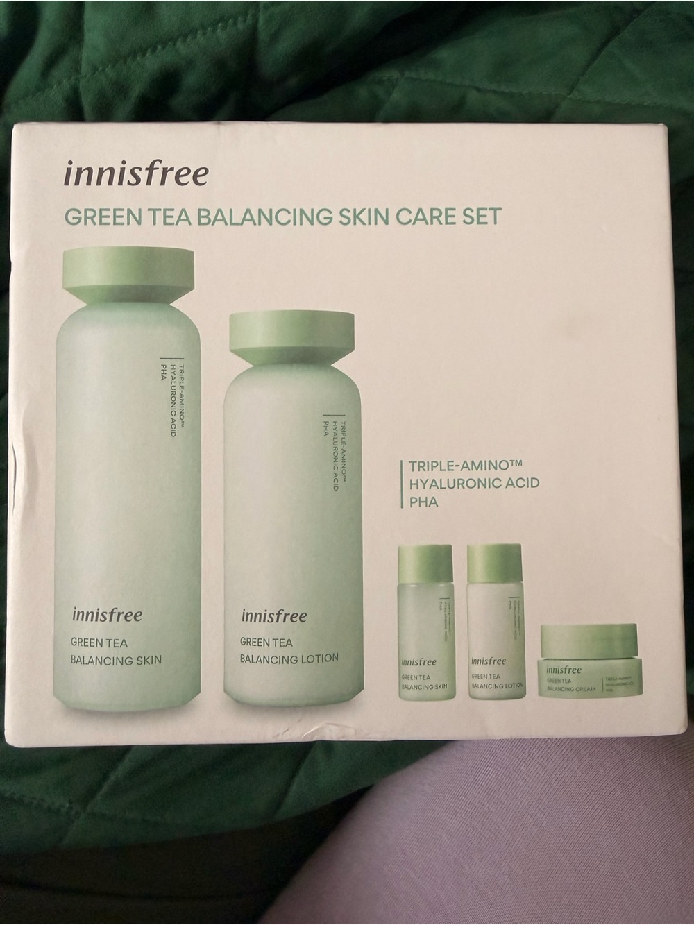 Green Tea Balancing Skin Care Set (New in box)